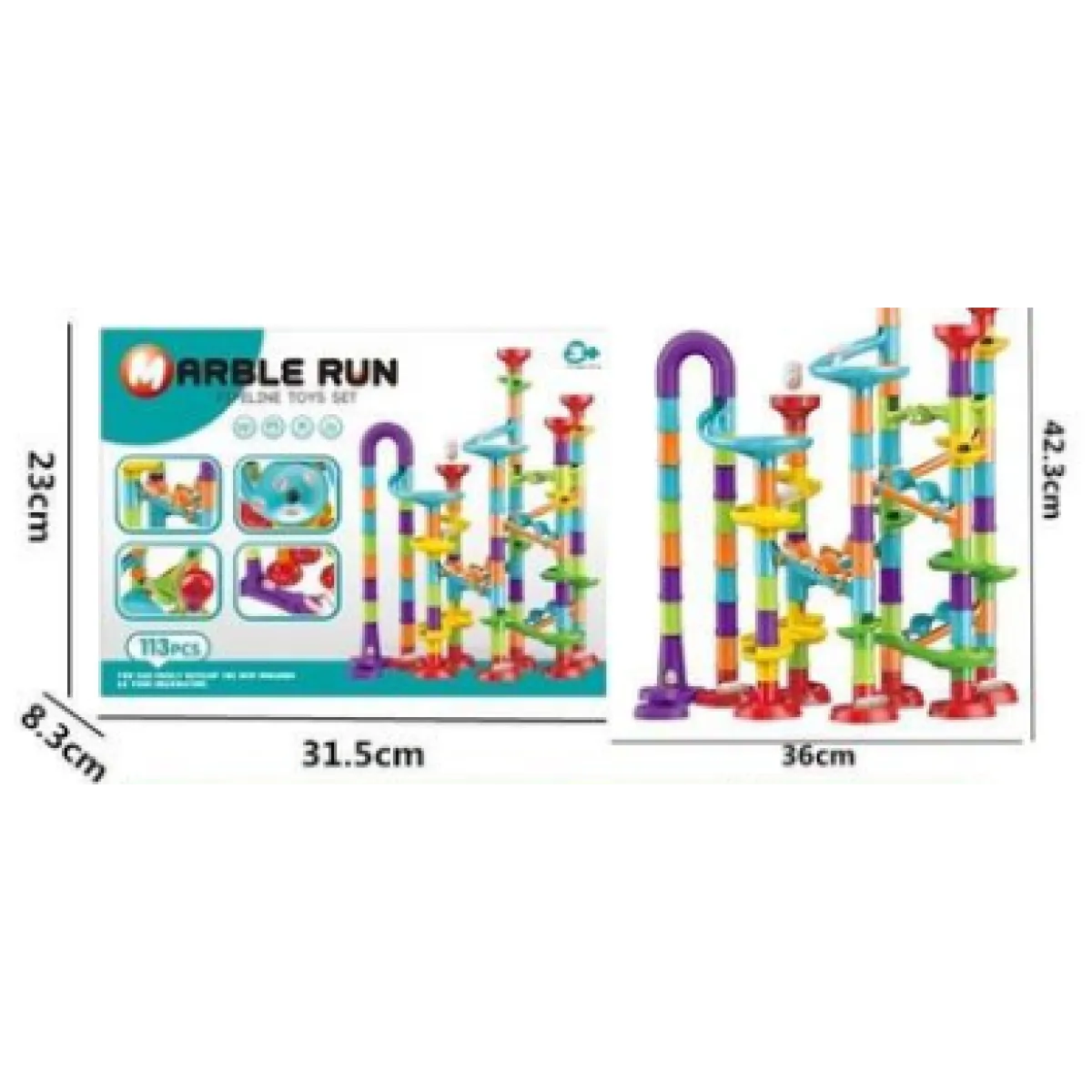 3D Maze Puzzle Track Building Blocks Toy for Kids - The Little Big Store