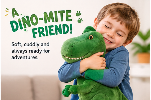 T-Rex Buddy™ – Ultra-Soft Plush Dinosaur Toy for Kids