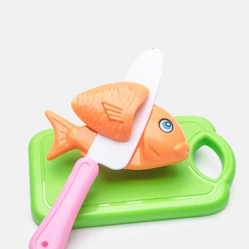 Fruit Cutting Playset – Fun & Educational Pretend Kitchen Toy for Kids