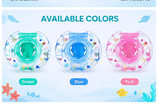 Baby Pool Float™ – Double Airbag Safety Seat for Infants 6–12 Months