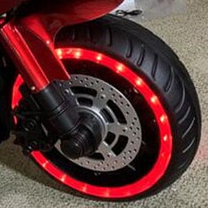 12V Electric Ride-On Motorcycle with Light-Up Wheels
