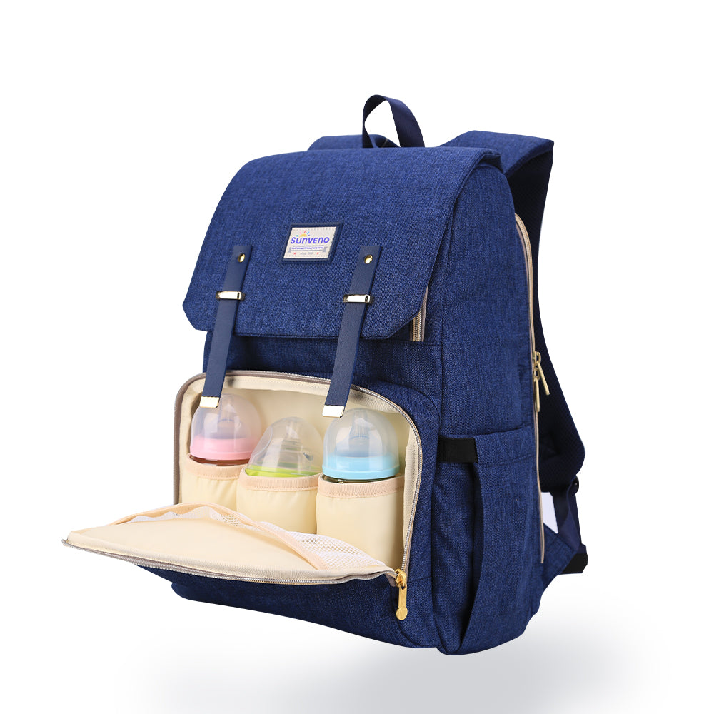 π UrbanTote Canvas Diaper Backpack πΌ β Durable & Stylish Baby Bag for On-the-Go Moms