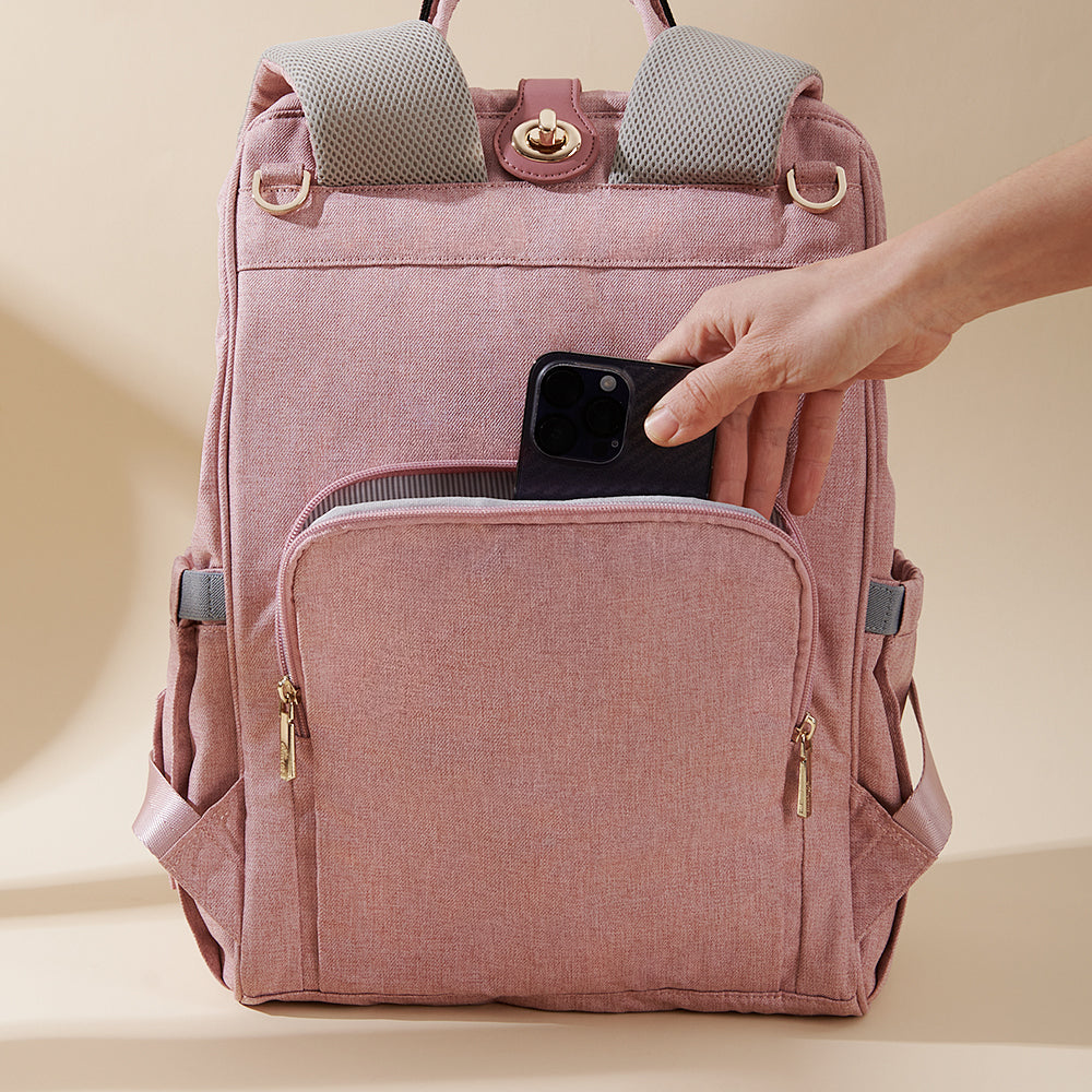 π QuickZip Easy-Open Diaper Backpack πΌ β Hassle-Free Access & Organized Storage for Busy Parents