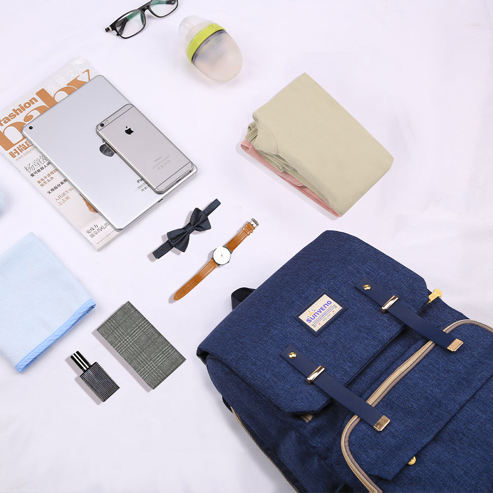 π UrbanTote Canvas Diaper Backpack πΌ β Durable & Stylish Baby Bag for On-the-Go Moms