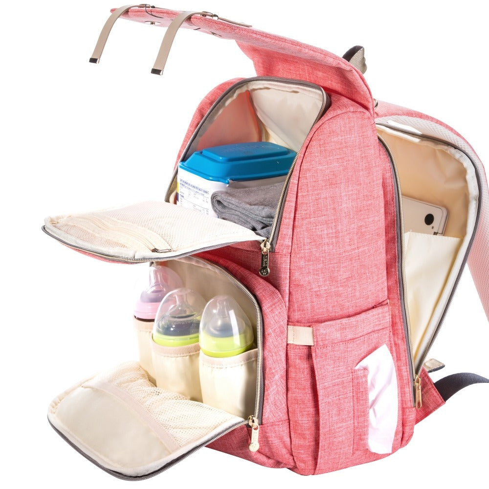 π UrbanTote Canvas Diaper Backpack πΌ β Durable & Stylish Baby Bag for On-the-Go Moms