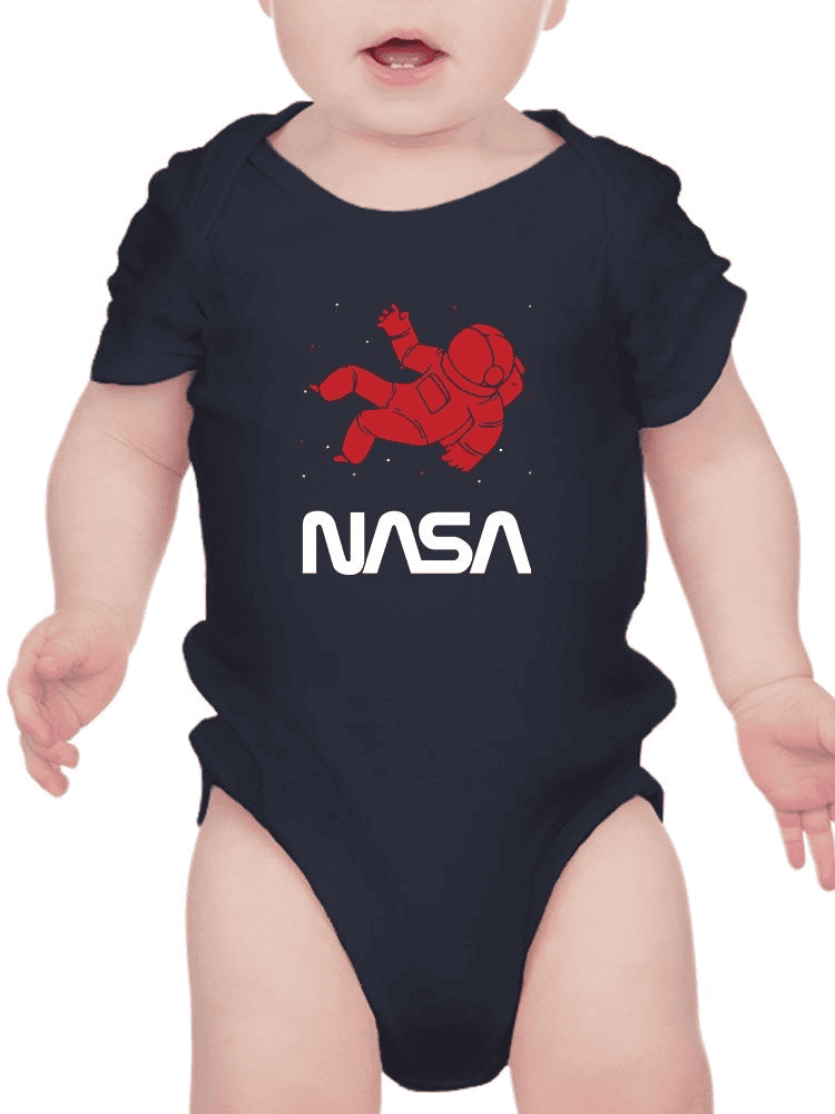 Nasa Astronaut Silhouette Bodysuit -NASA Designs - The Little Big Store