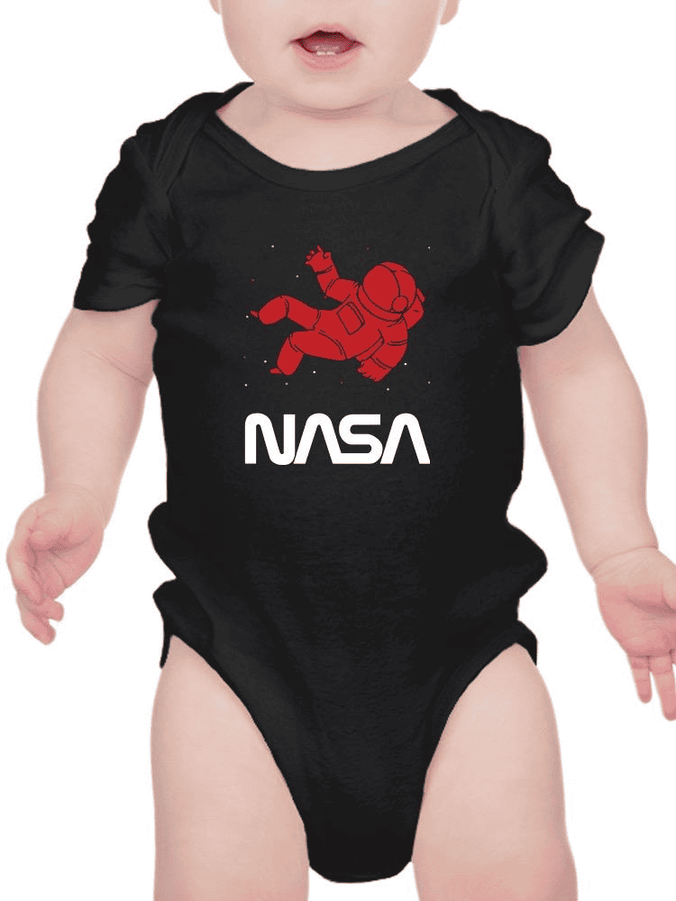 Nasa Astronaut Silhouette Bodysuit -NASA Designs - The Little Big Store