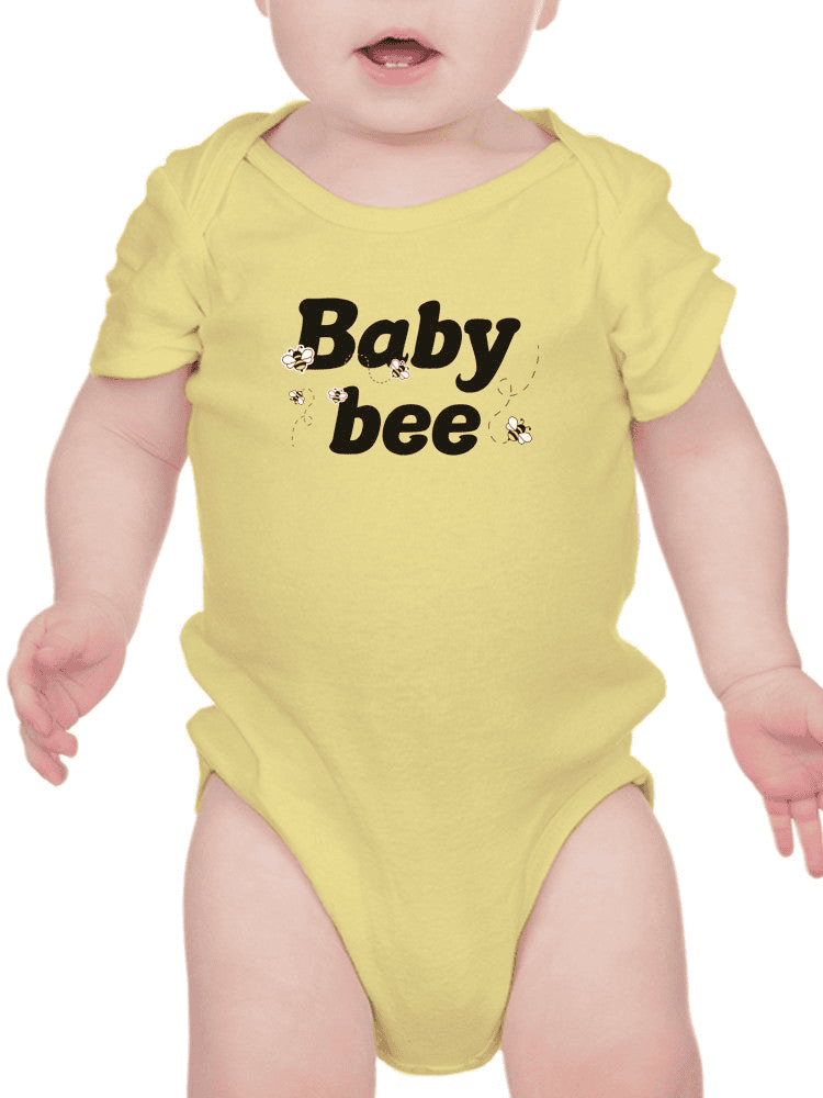 Baby Bee Bodysuit Baby's -SmartPrintsInk Designs - The Little Big Store