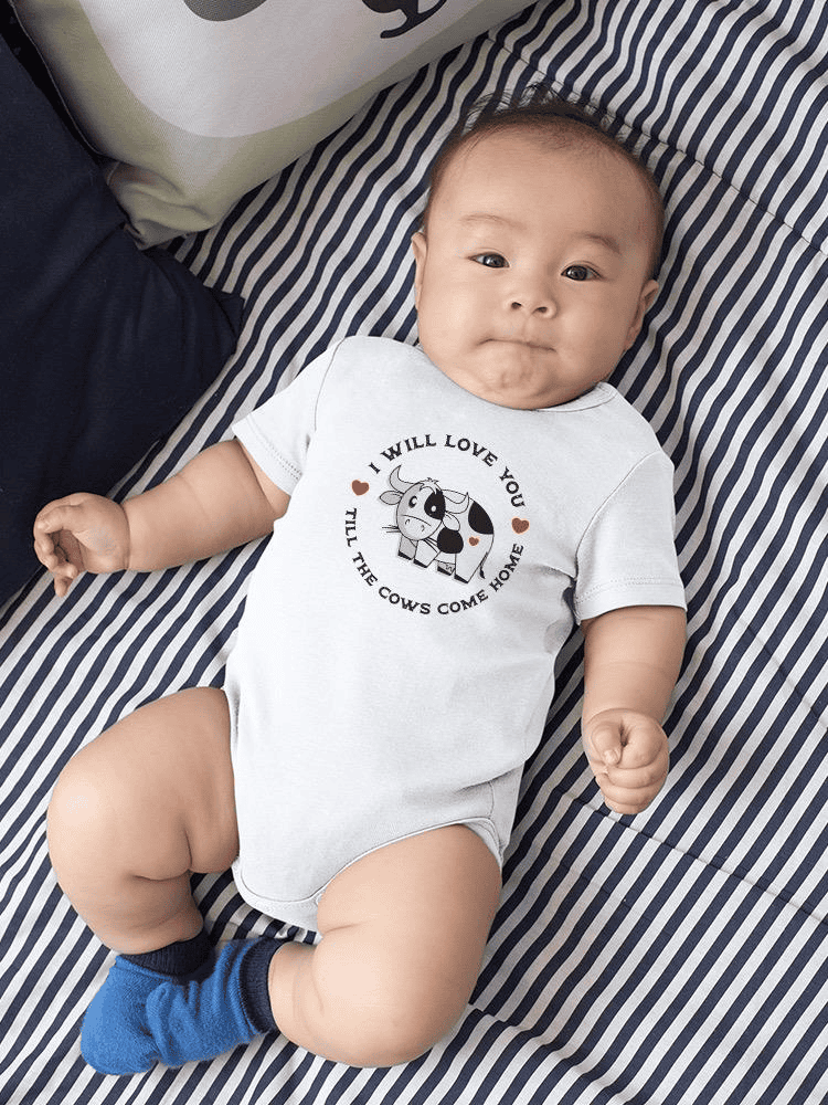 Till The Cows Come Home Bodysuit Baby's -SmartPrintsInk Designs - The Little Big Store