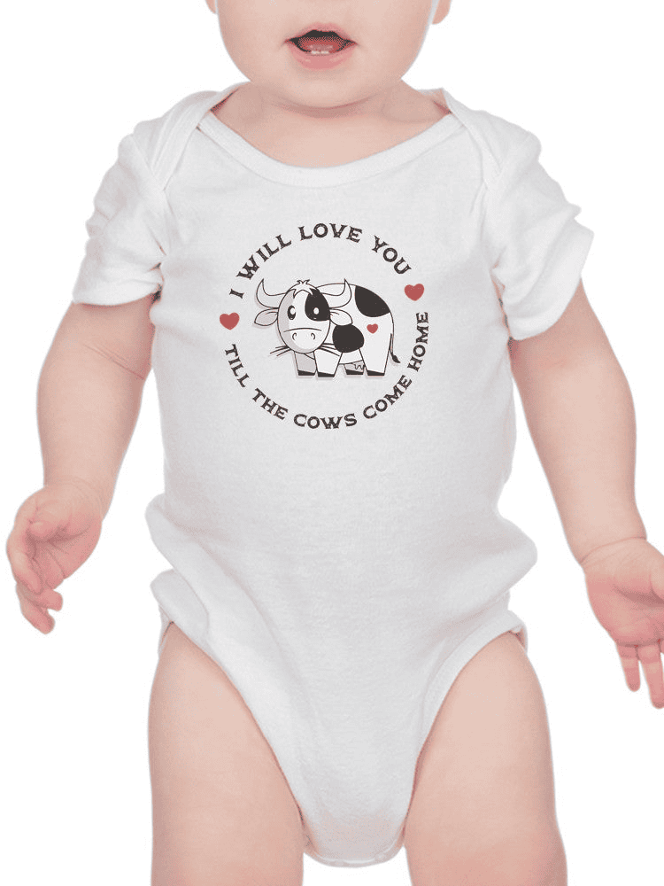 Till The Cows Come Home Bodysuit Baby's -SmartPrintsInk Designs - The Little Big Store