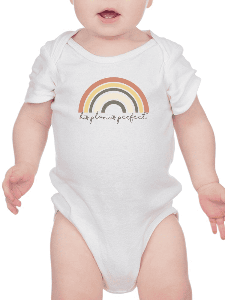 His Plan Is Perfect, Quote Bodysuit Baby's -SmartPrintsInk Designs - The Little Big Store