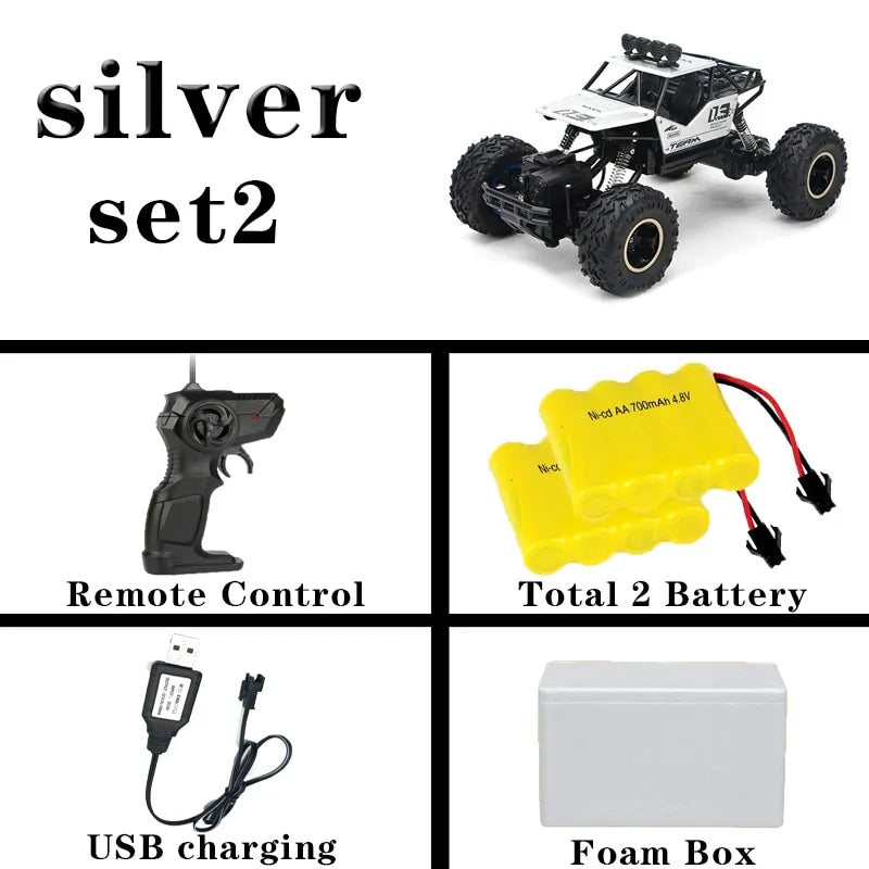 Precise: 1:12 4WD RC Car - Updated 2.4G Radio Control Buggy Toy - The Little Big Store