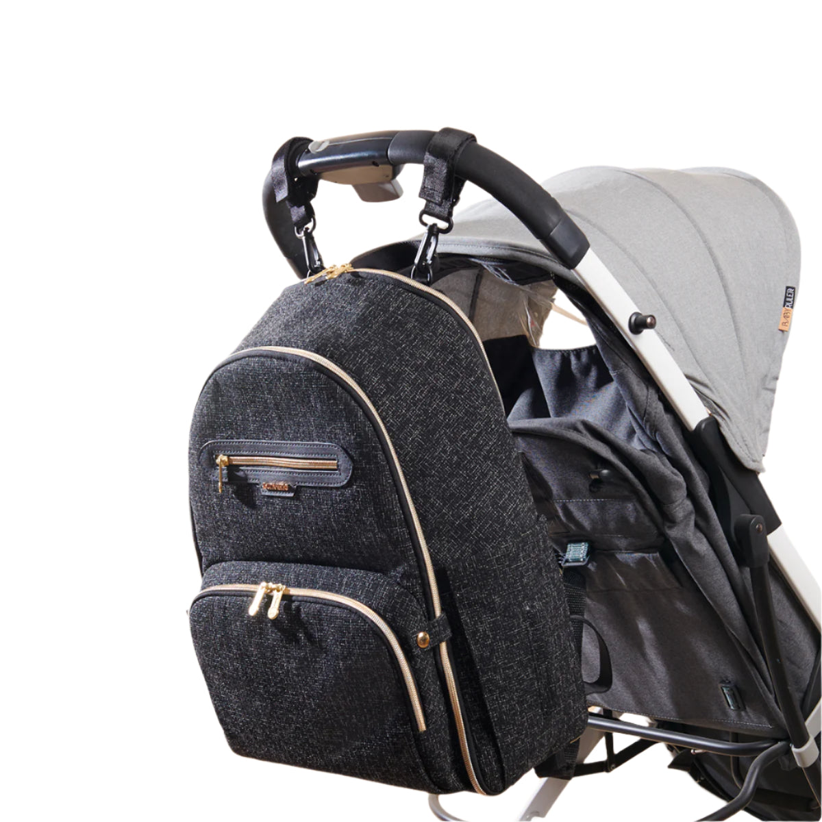 π TweedTote Convertible Diaper Backpack π β Chic 2-in-1 Baby Bag for Stylish Moms on the Go