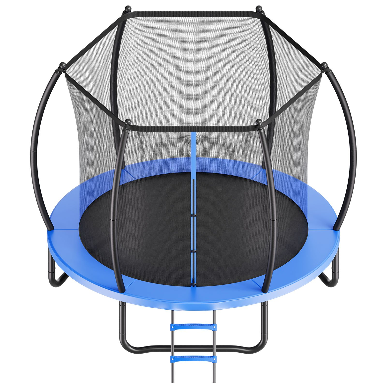8FT Outdoor Trampoline with Safety Enclosure | Heavy-Duty Backyard Trampoline for Kids & Adults