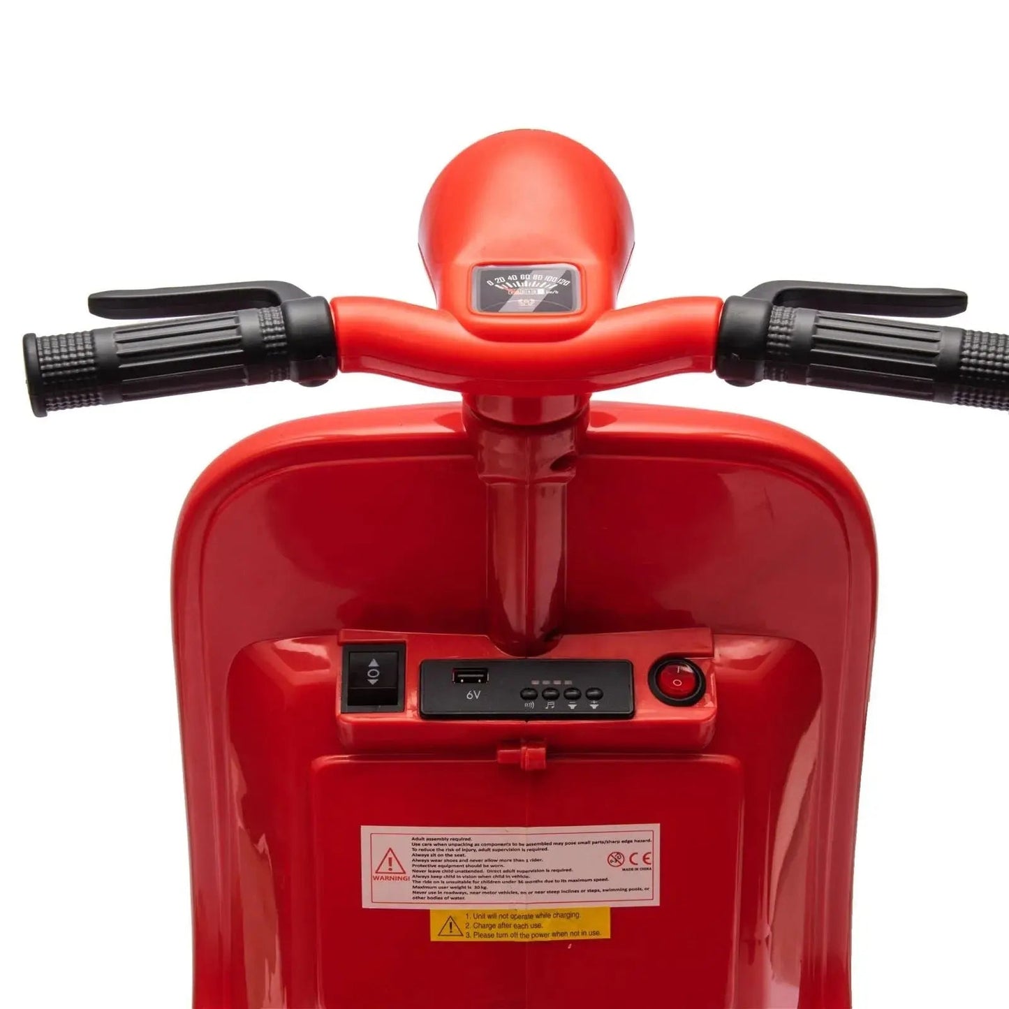 🛵 VespaVolt™ 12V Kids Electric Ride-On Scooter