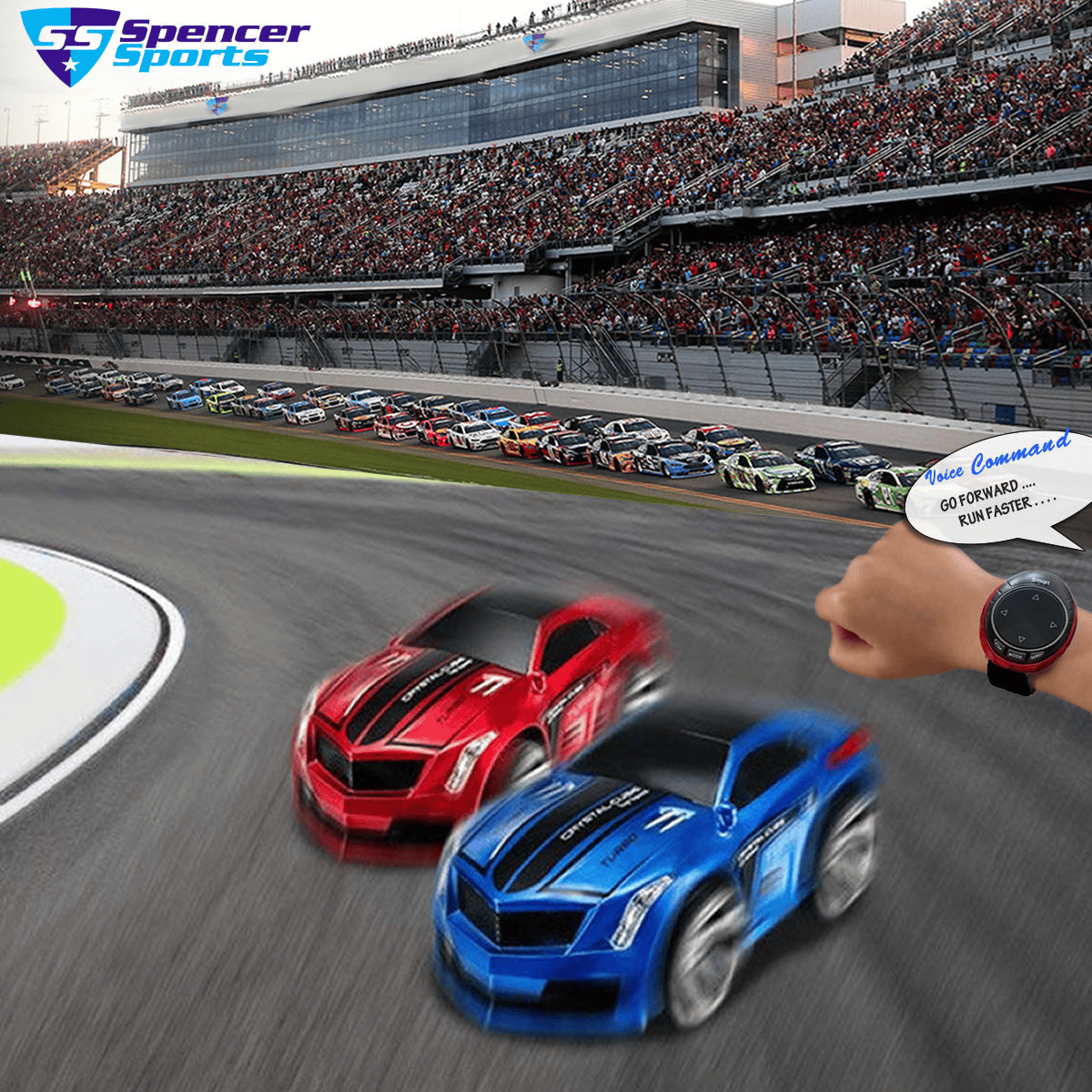 Turbo Racer Voice Activated Remote Control Sports Car - The Little Big Store
