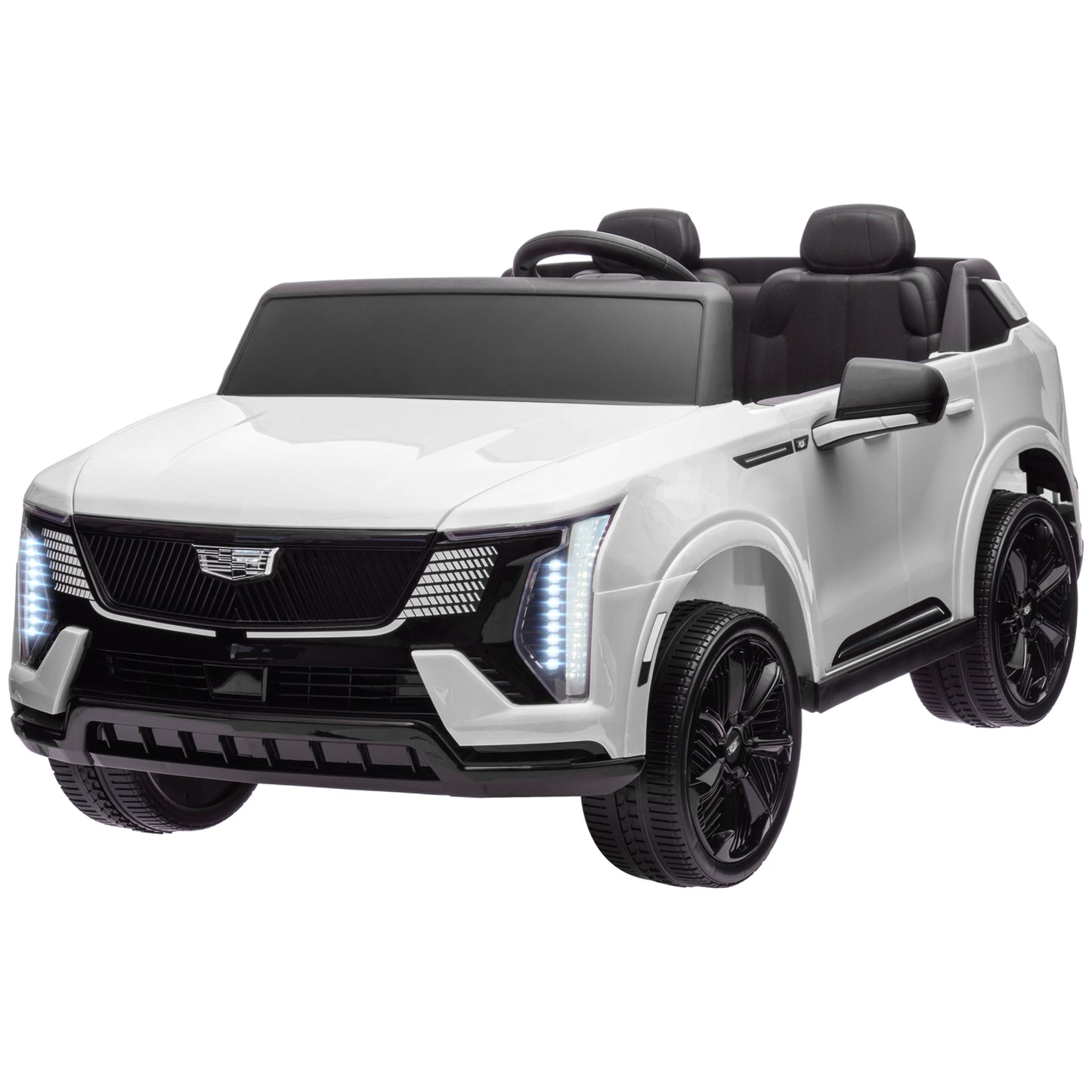 2-Seater Ride on Truck, 12V 10AH Cadillac Escalade IQ 2025 Kids Electric Ride-On Car - The Little Big Store