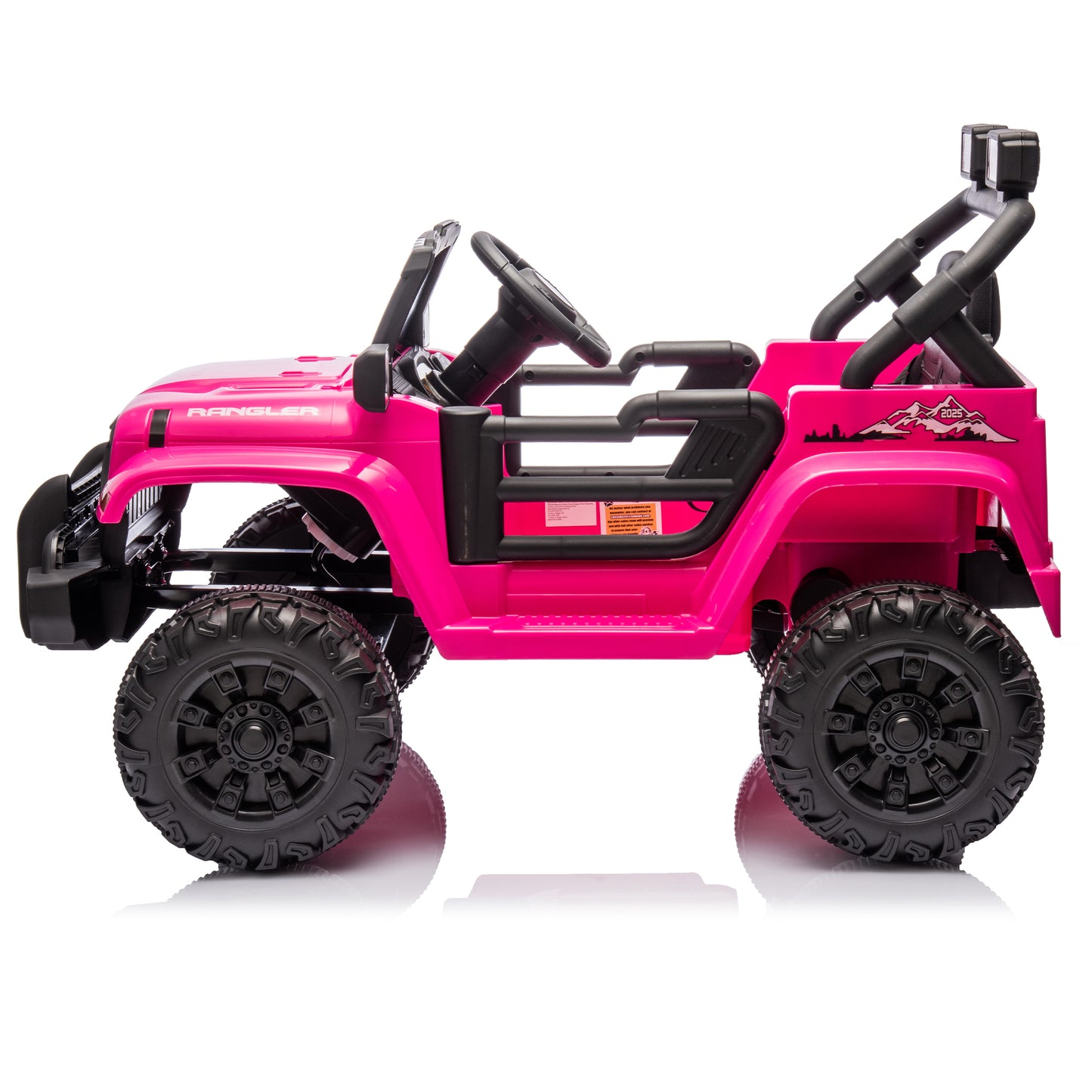 12V Kids Ride On Electric Car W/Parents Control,Dual drive, Four-wheel Suspension,With music,Bluetooth,MP3,USB,with headlights, steering wheel quick release,Slow start for Kids Aged 2-4. - The Little Big Store