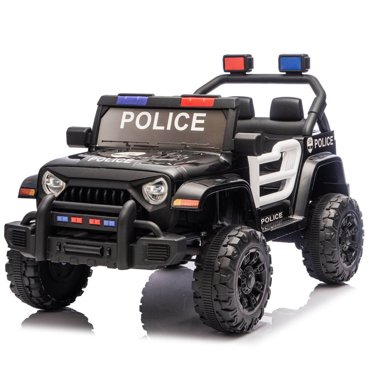 12V Kids Electric Police Car with Parent Remote Control