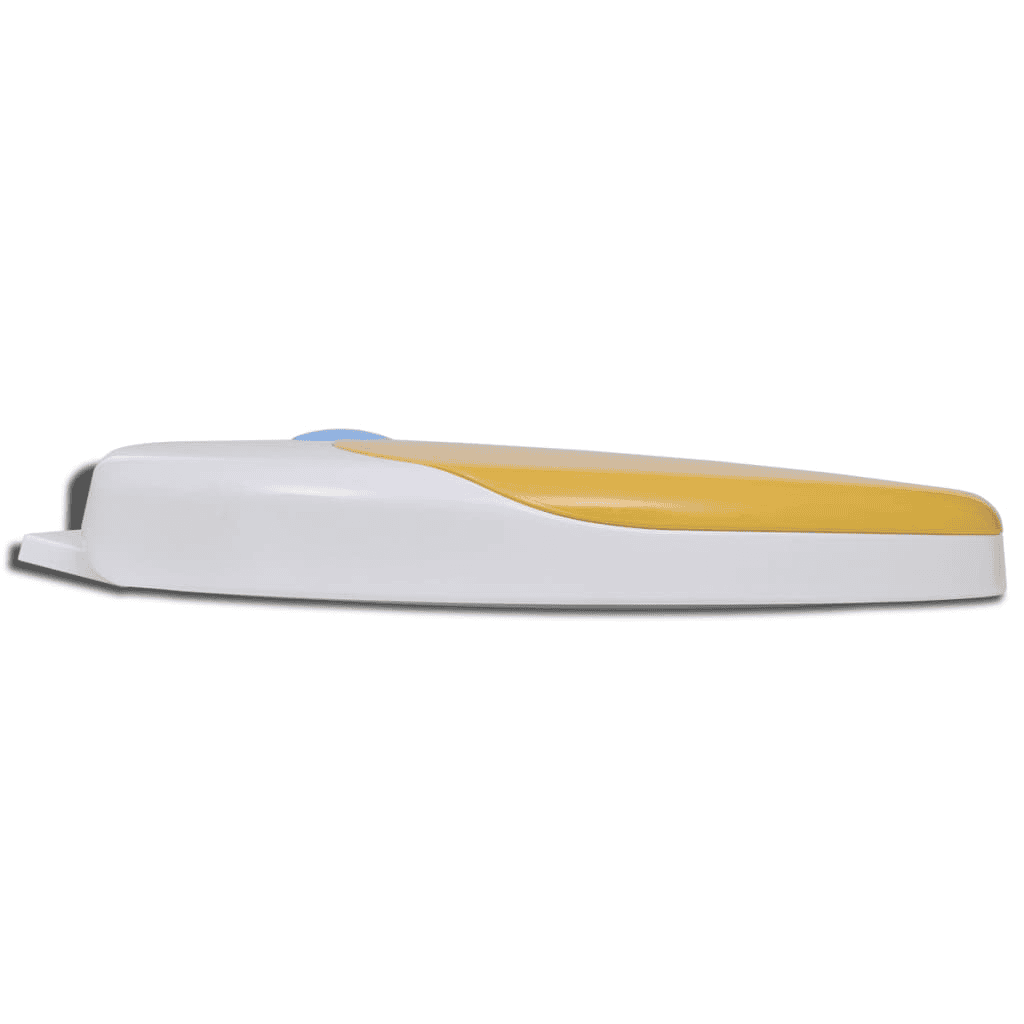 vidaXL White & Yellow Soft-close Toilet Seat Adults/Children - The Little Big Store