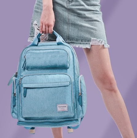 🎒 FlexiNest™ Expandable Diaper Backpack 🍼 – Smart Storage, Stylish Design & Built for On-the-Go Parenting