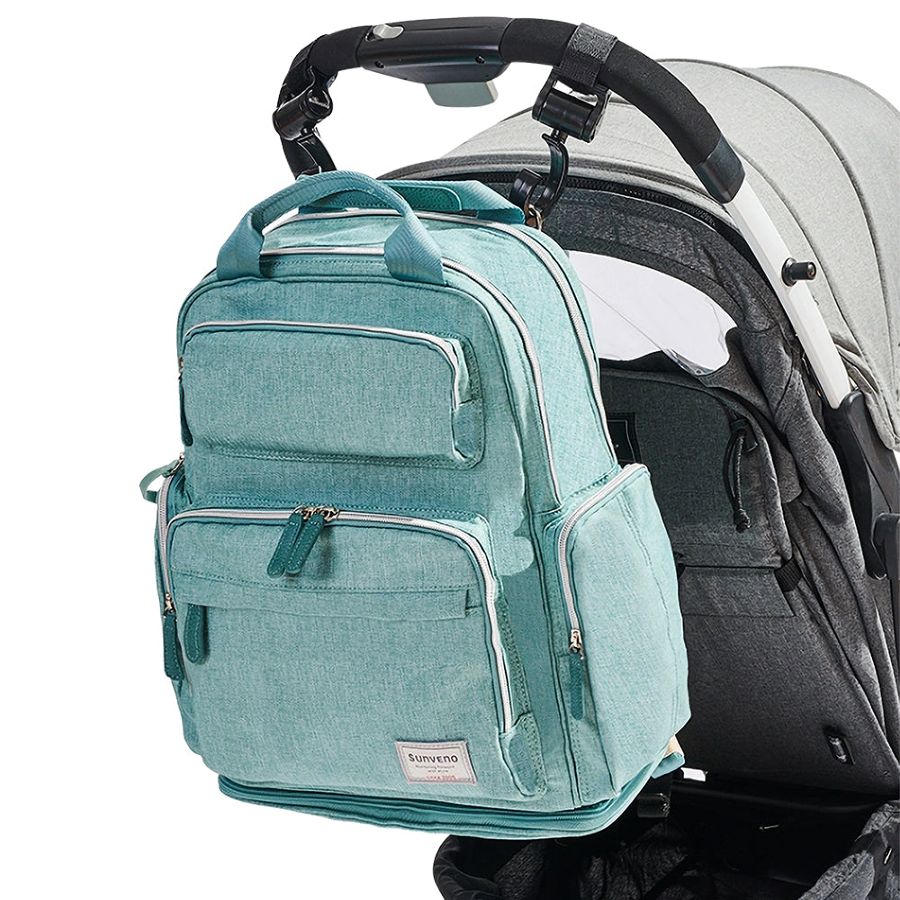 🎒 FlexiNest™ Expandable Diaper Backpack 🍼 – Smart Storage, Stylish Design & Built for On-the-Go Parenting