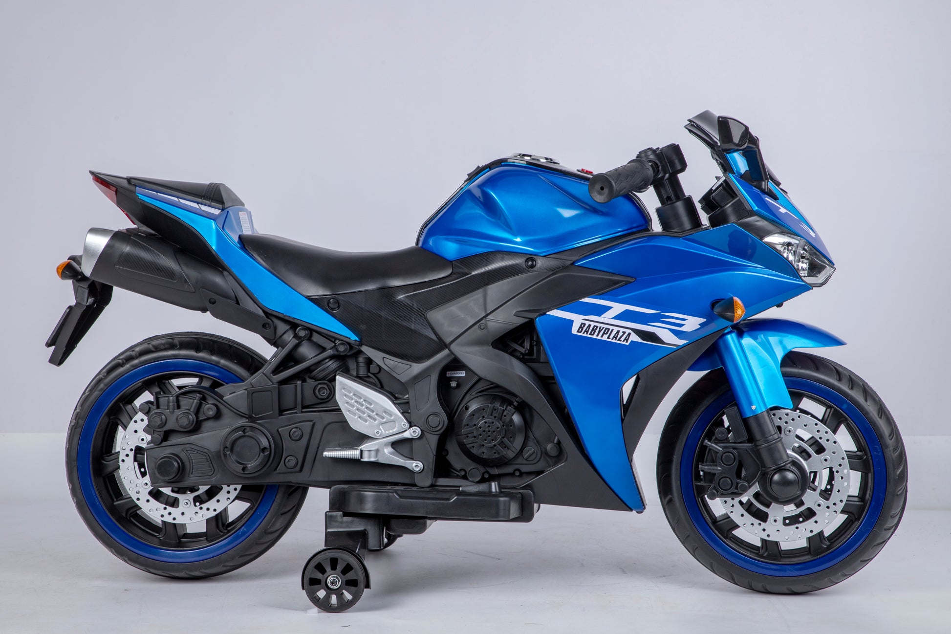 kids motorcycle, 12V motorcycle for kids 3 4 5 6 years Boys Girls 12v7ah kids motorcycle ride on toy with Training Wheels/manual throttle/ drive by hand /Lighting wheels - The Little Big Store