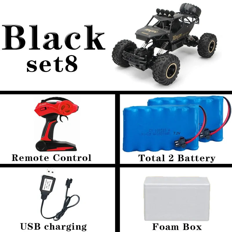 Precise: 1:12 4WD RC Car - Updated 2.4G Radio Control Buggy Toy - The Little Big Store
