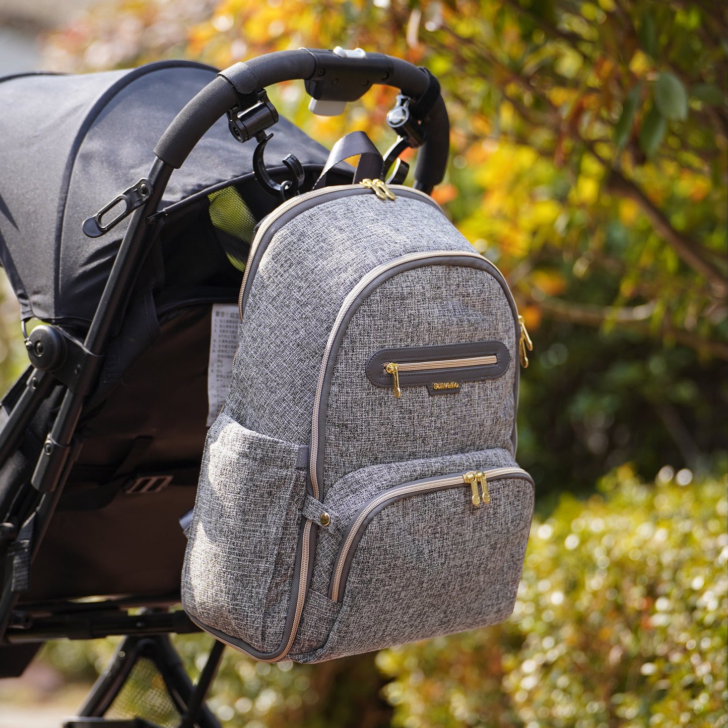 π TweedTote Convertible Diaper Backpack π β Chic 2-in-1 Baby Bag for Stylish Moms on the Go