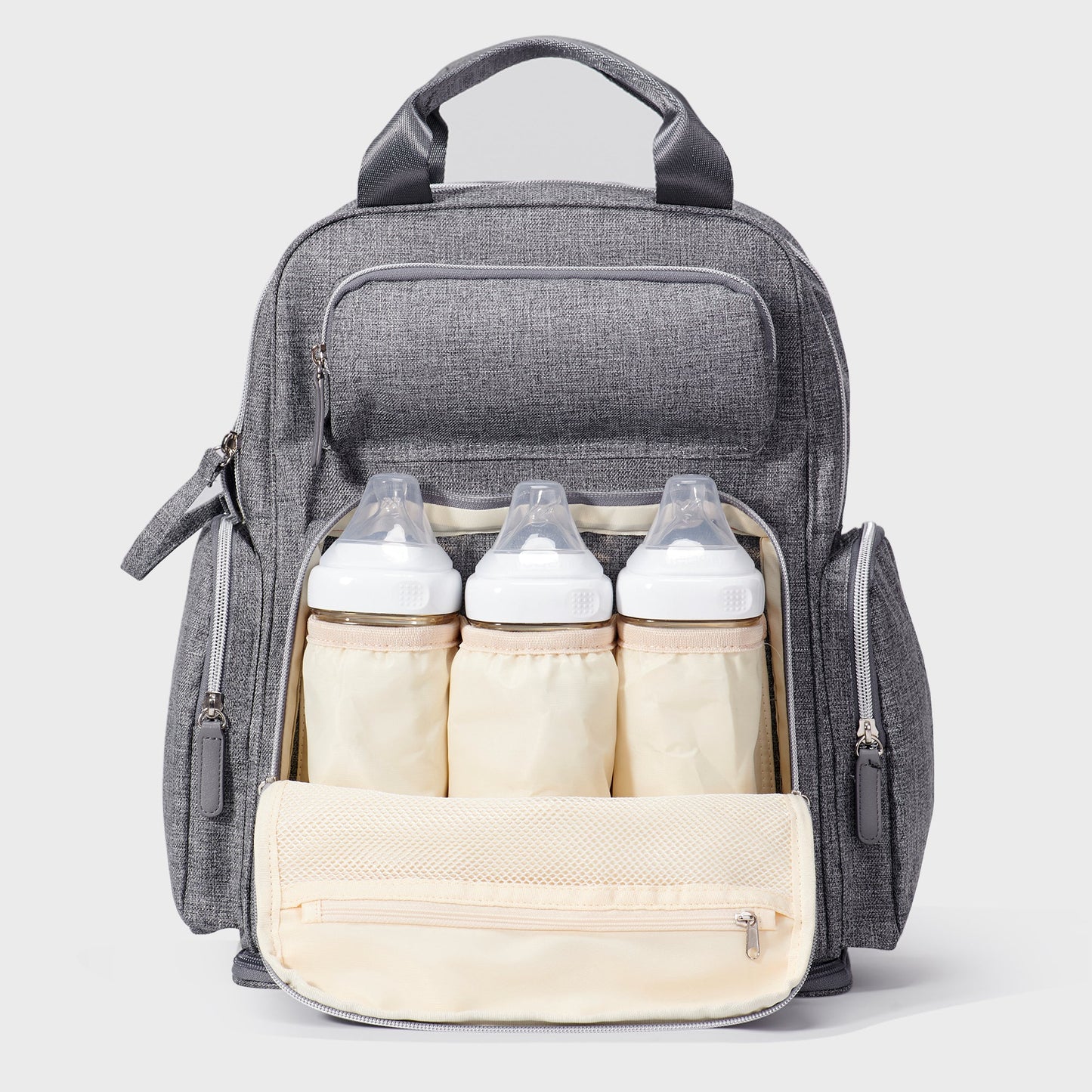 🎒 FlexiNest™ Expandable Diaper Backpack 🍼 – Smart Storage, Stylish Design & Built for On-the-Go Parenting
