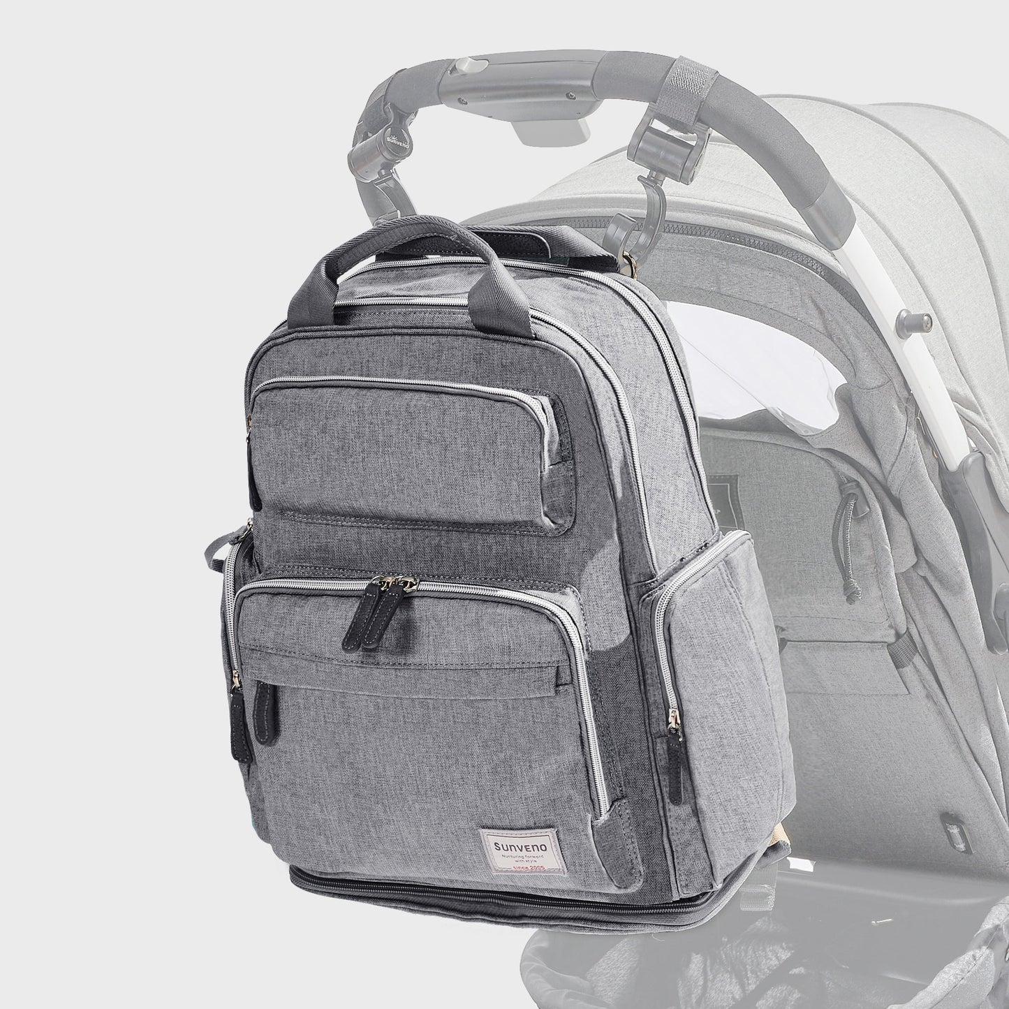 🎒 FlexiNest™ Expandable Diaper Backpack 🍼 – Smart Storage, Stylish Design & Built for On-the-Go Parenting