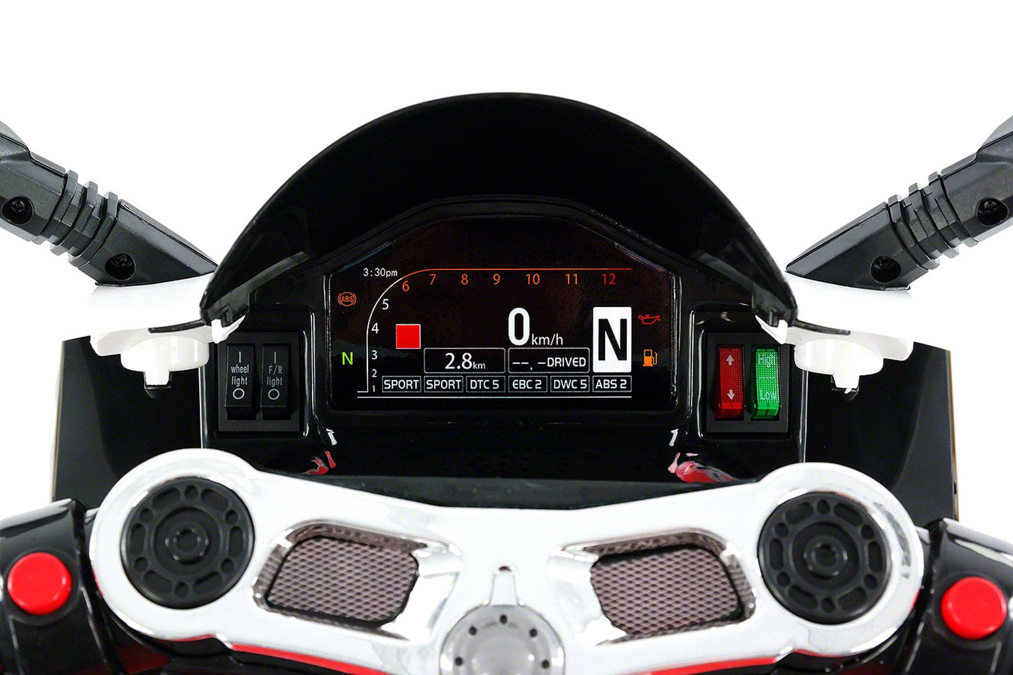 Street Racer 12V Electric Kids Ride-On Motorcycle | Red - The Little Big Store