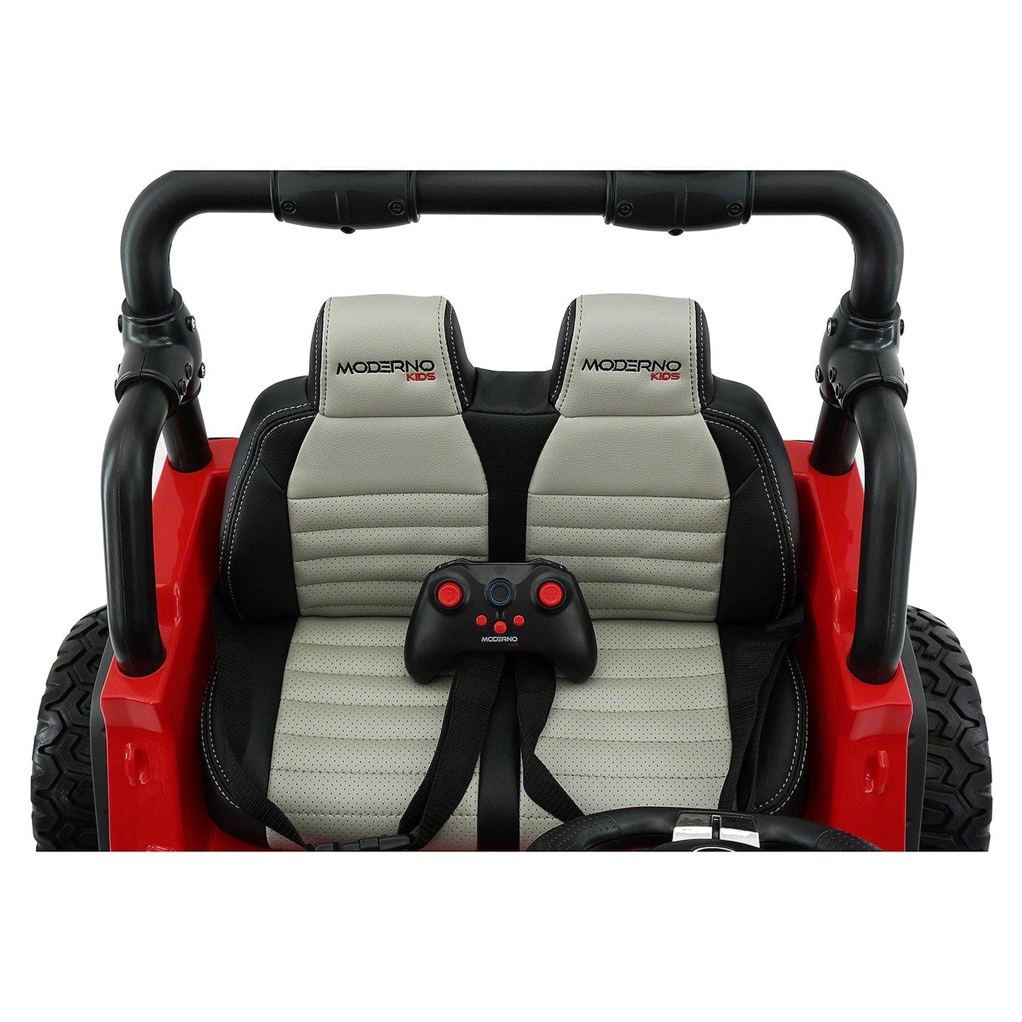 Trail Explorer 12V Kids Ride-On Car Truck with R/C Parental Remote | Cherry Red - The Little Big Store