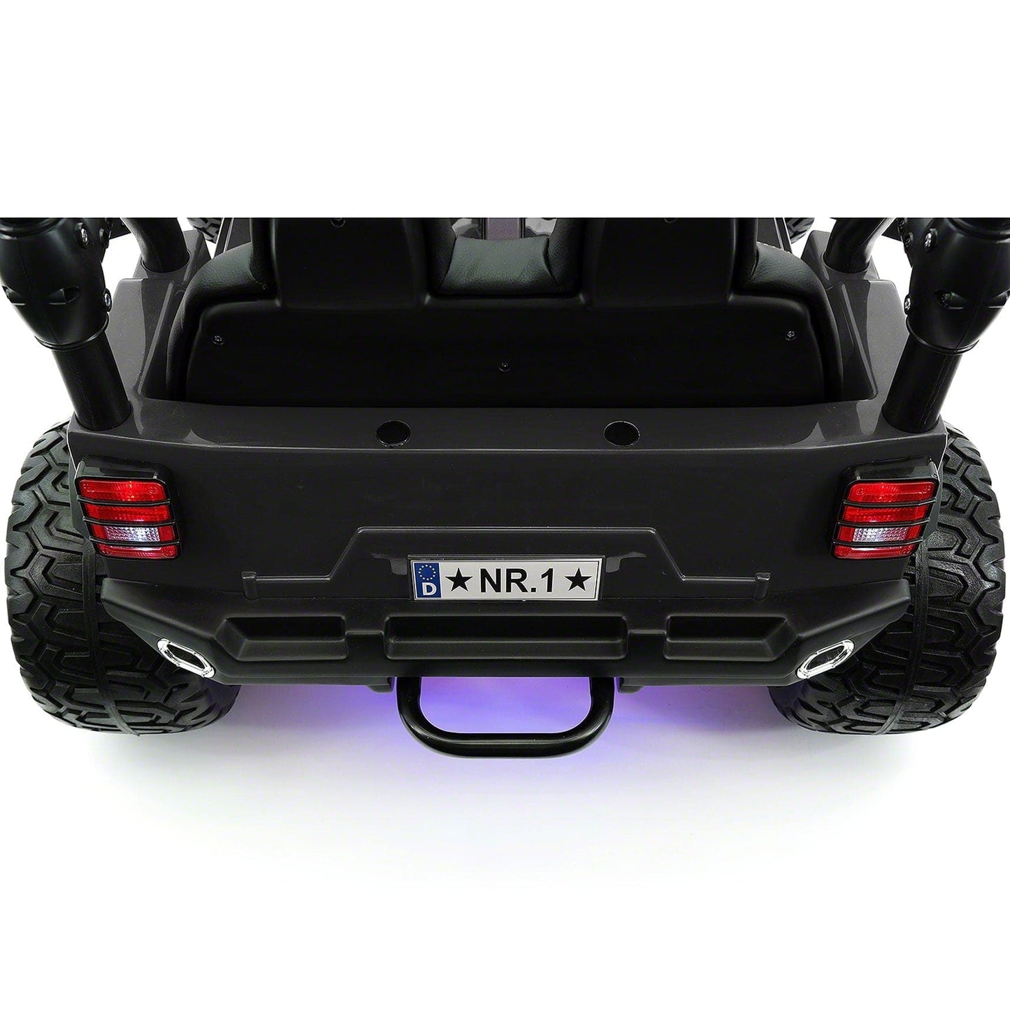 Trail Explorer 24V Kids Ride-On Car Truck with R/C Parental Remote | Black - The Little Big Store