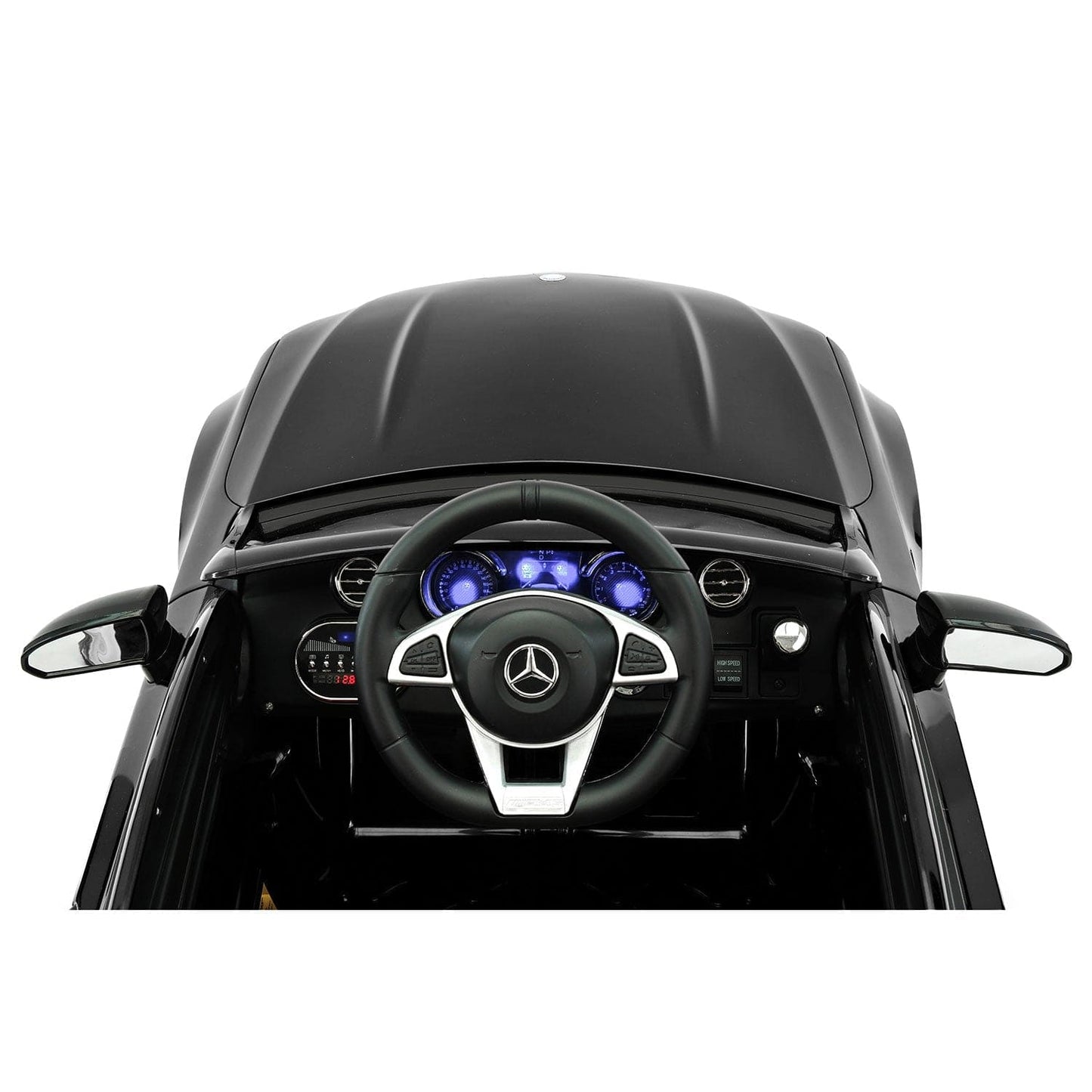 Mercedes C63S 12V Kids Ride-On Car with R/C Parental Remote | Black - The Little Big Store
