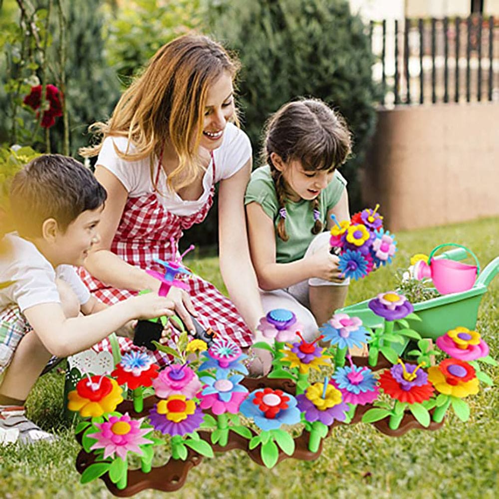 🌸 SparkleBloom™: Creative Flower Toy Set for Little Blossoms! 🌈 - The Little Big Store