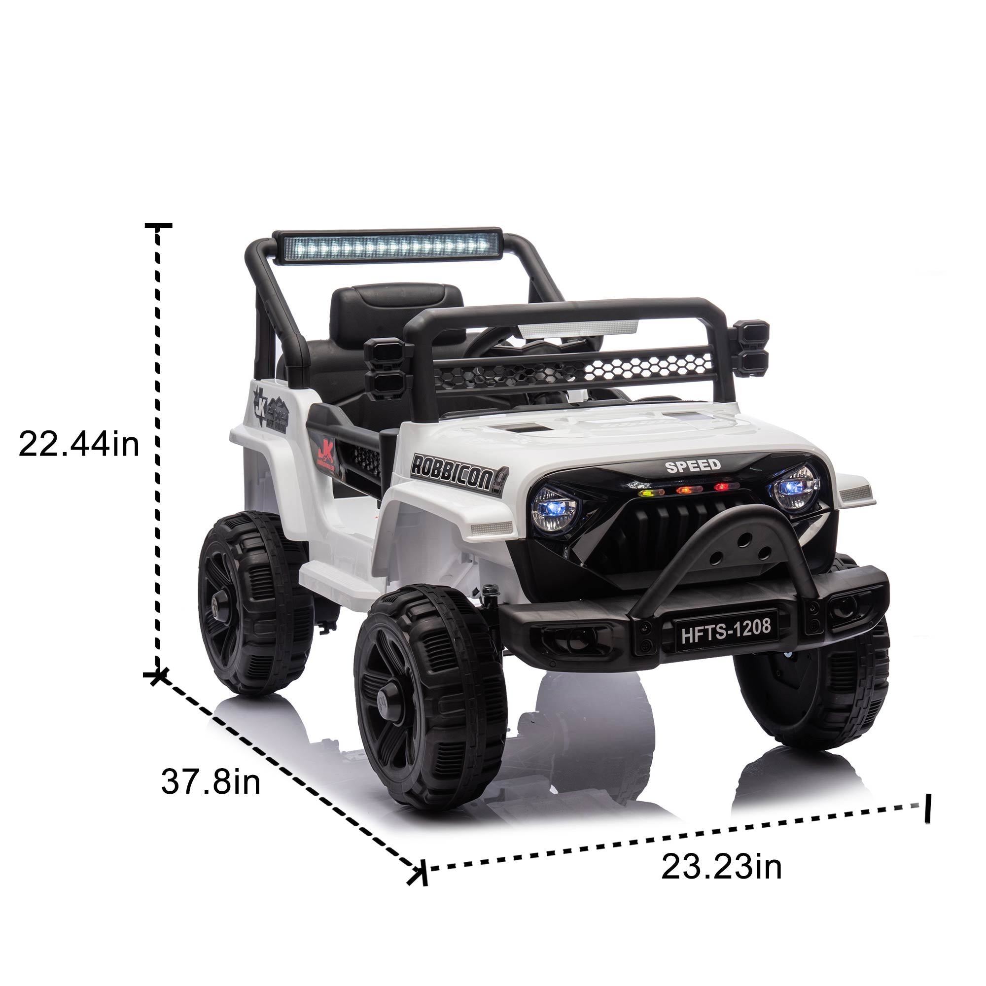 12V Kids Electric Ride-On Car with Parent Remote Control | Bluetooth & LED Lights