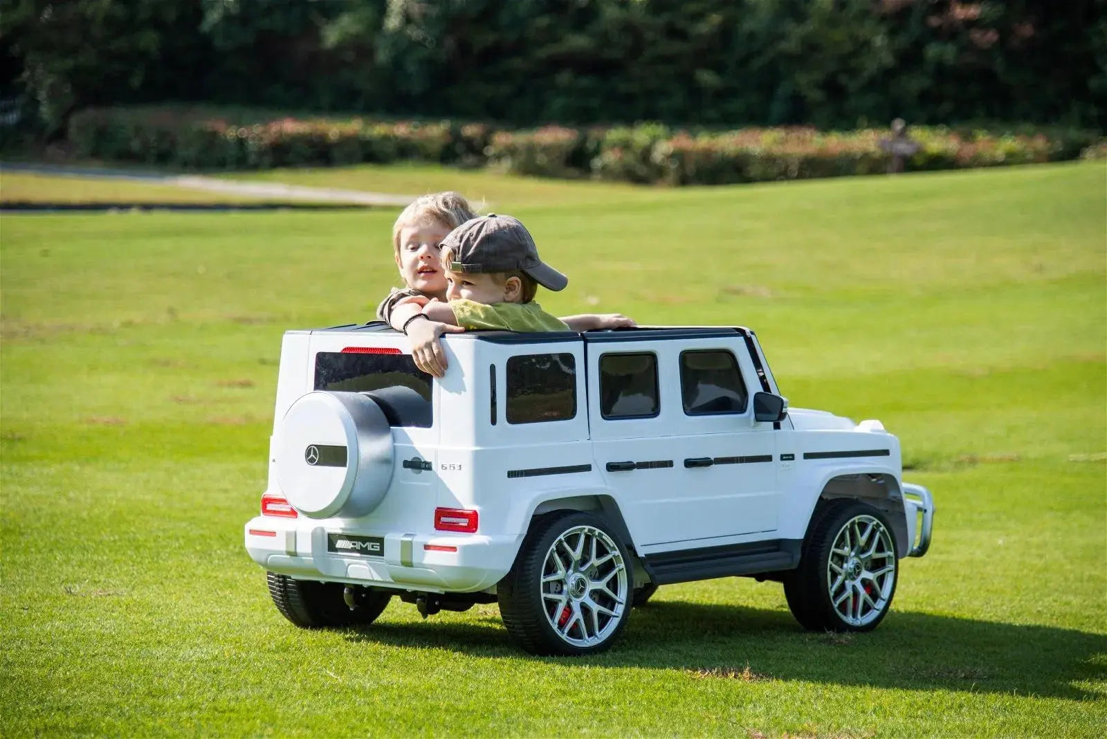 Officially Licensed Mercedes G63 AMG 24V 2-Seater Ride-On Car