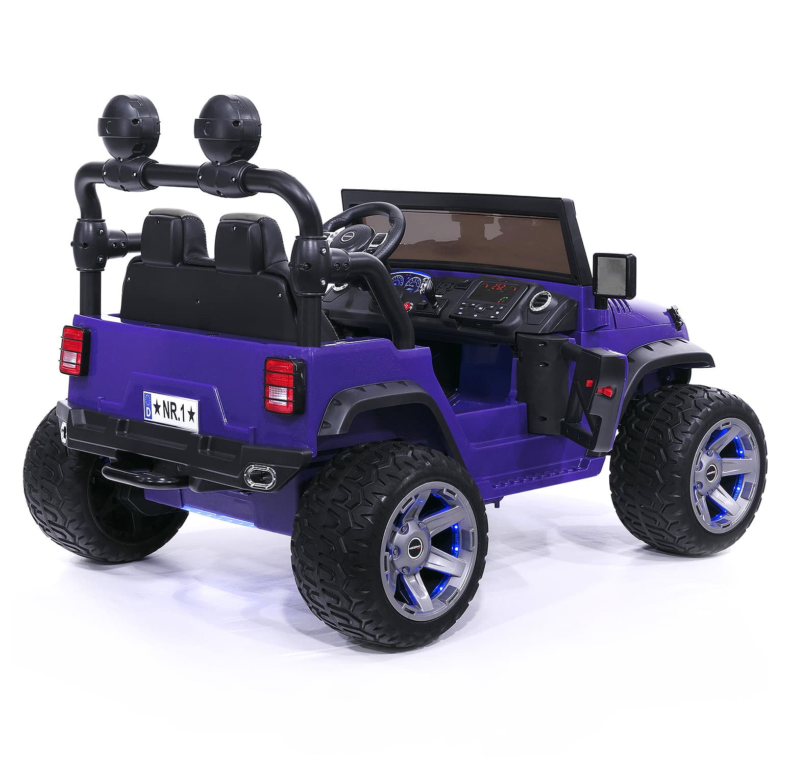 Trail Explorer 24V Kids Ride-On Car Truck with R/C Parental Remote | Purple - The Little Big Store