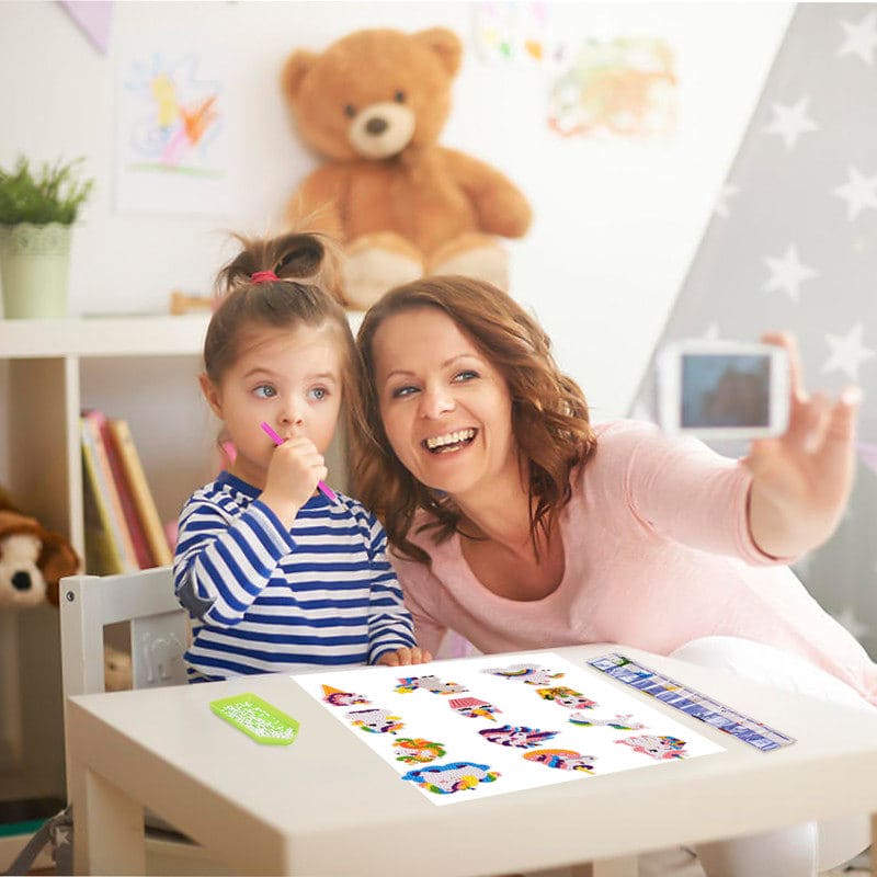 SparkleDreams: Unicorn 5D Diamond Painting Kit for Kids