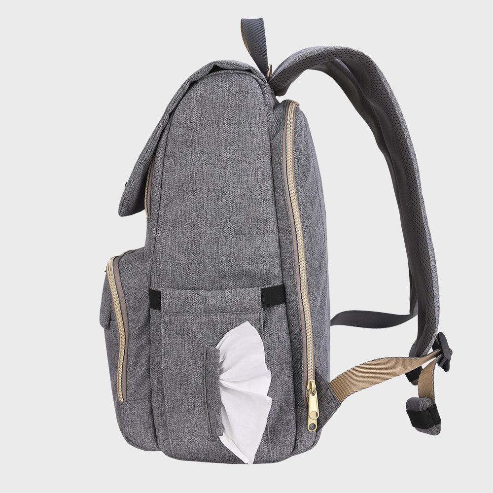 π UrbanTote Canvas Diaper Backpack πΌ β Durable & Stylish Baby Bag for On-the-Go Moms