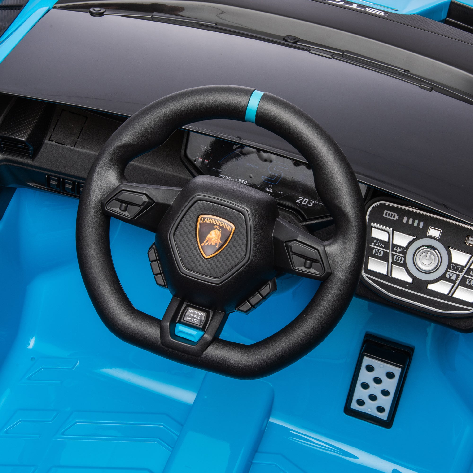 DriftMaster 24V Lamborghini Kids Ride-On Car with Remote & Bluetooth