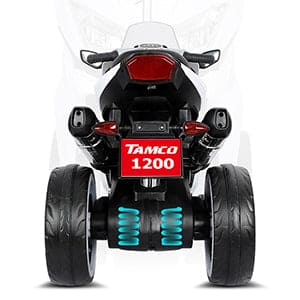 12V Kids Electric Motorcycle – 3-Wheel Ride-On Toy w/ Lights