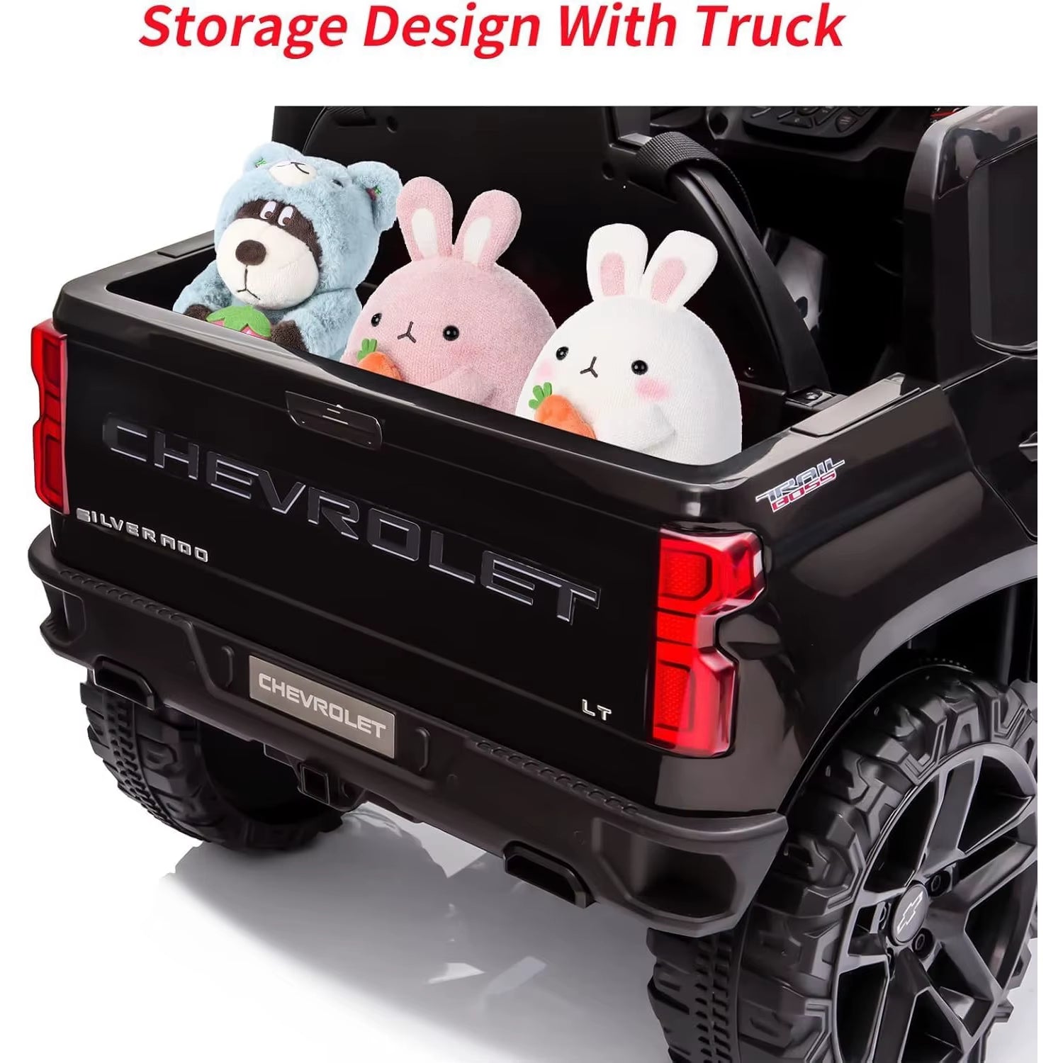 12V Kids Ride on Truck,Electric Ride on Car,Electric Vehicle for Kids/Toddlers, with Remote Control, Mp3/Bluetooth LED Light
