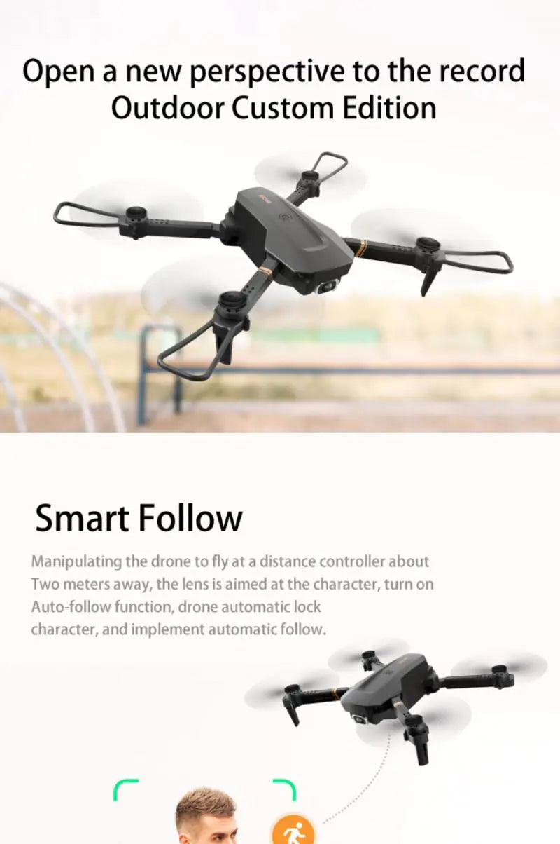 V4 RC Drone: 4K HD Camera, WiFi FPV - The Little Big Store