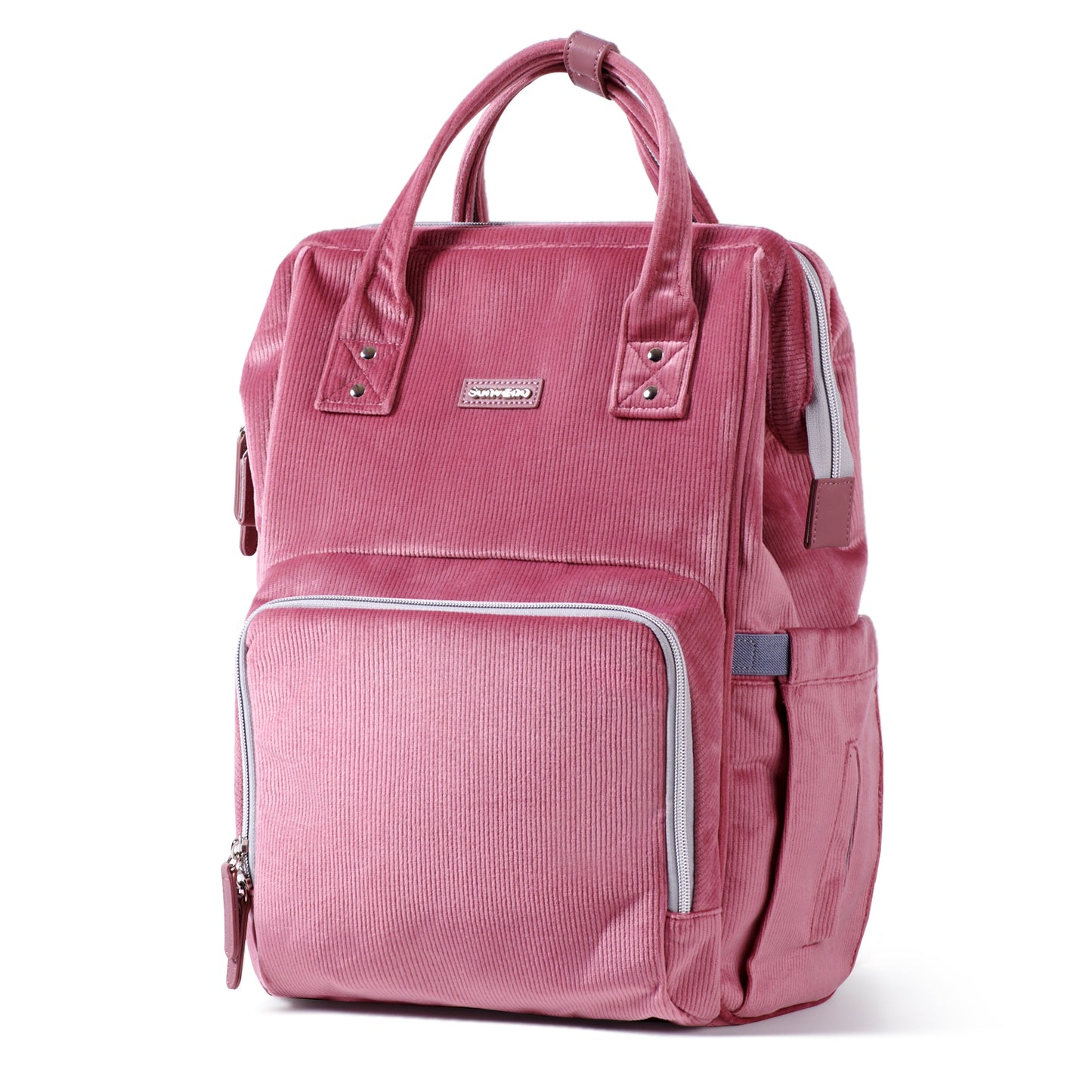 ๐ CozyCord Corduroy Diaper Backpack ๐ผ โ Stylish & Durable Baby Bag for Modern Parents