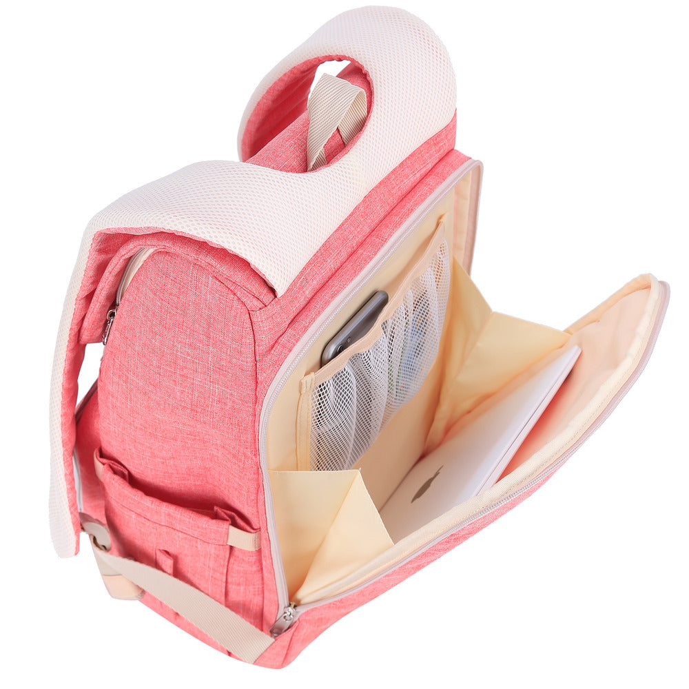 π UrbanTote Canvas Diaper Backpack πΌ β Durable & Stylish Baby Bag for On-the-Go Moms