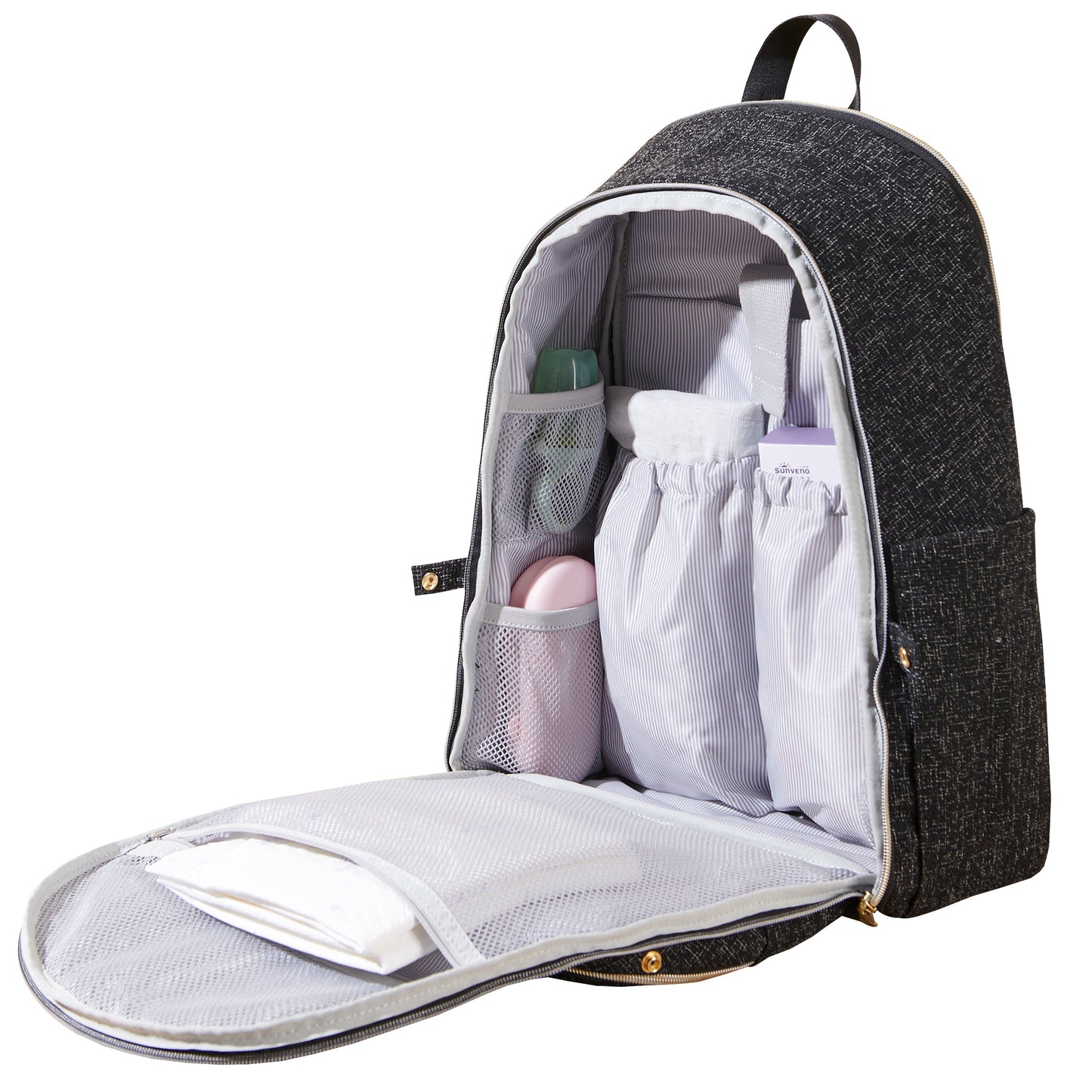 π TweedTote Convertible Diaper Backpack π β Chic 2-in-1 Baby Bag for Stylish Moms on the Go