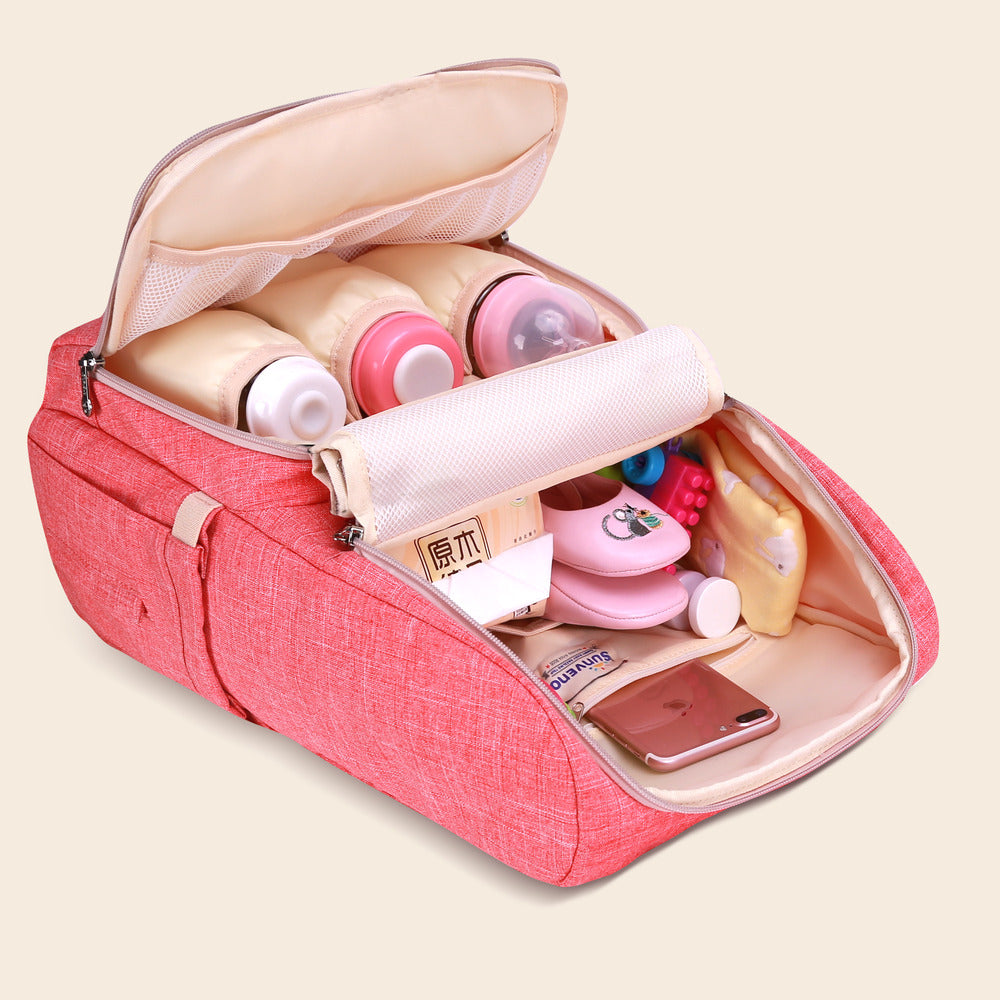 π UrbanTote Canvas Diaper Backpack πΌ β Durable & Stylish Baby Bag for On-the-Go Moms