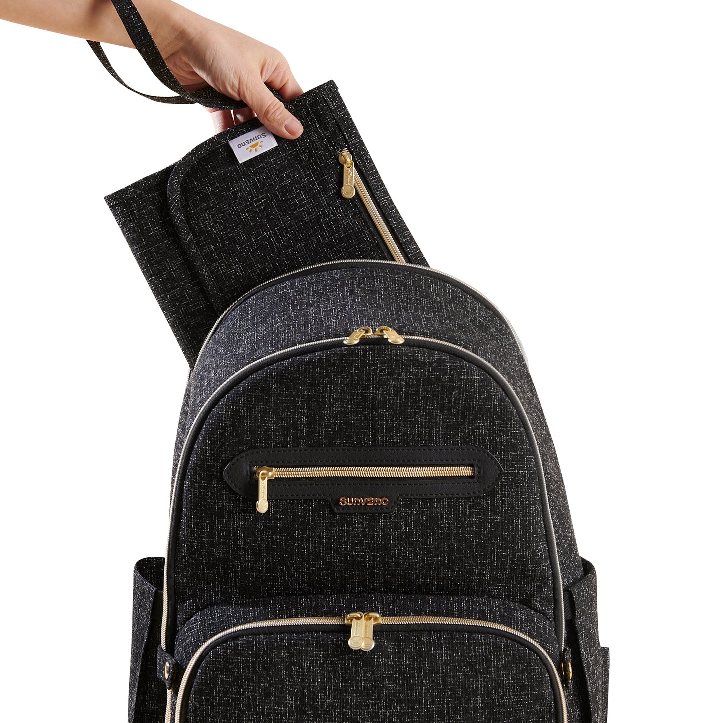 π TweedTote Convertible Diaper Backpack π β Chic 2-in-1 Baby Bag for Stylish Moms on the Go